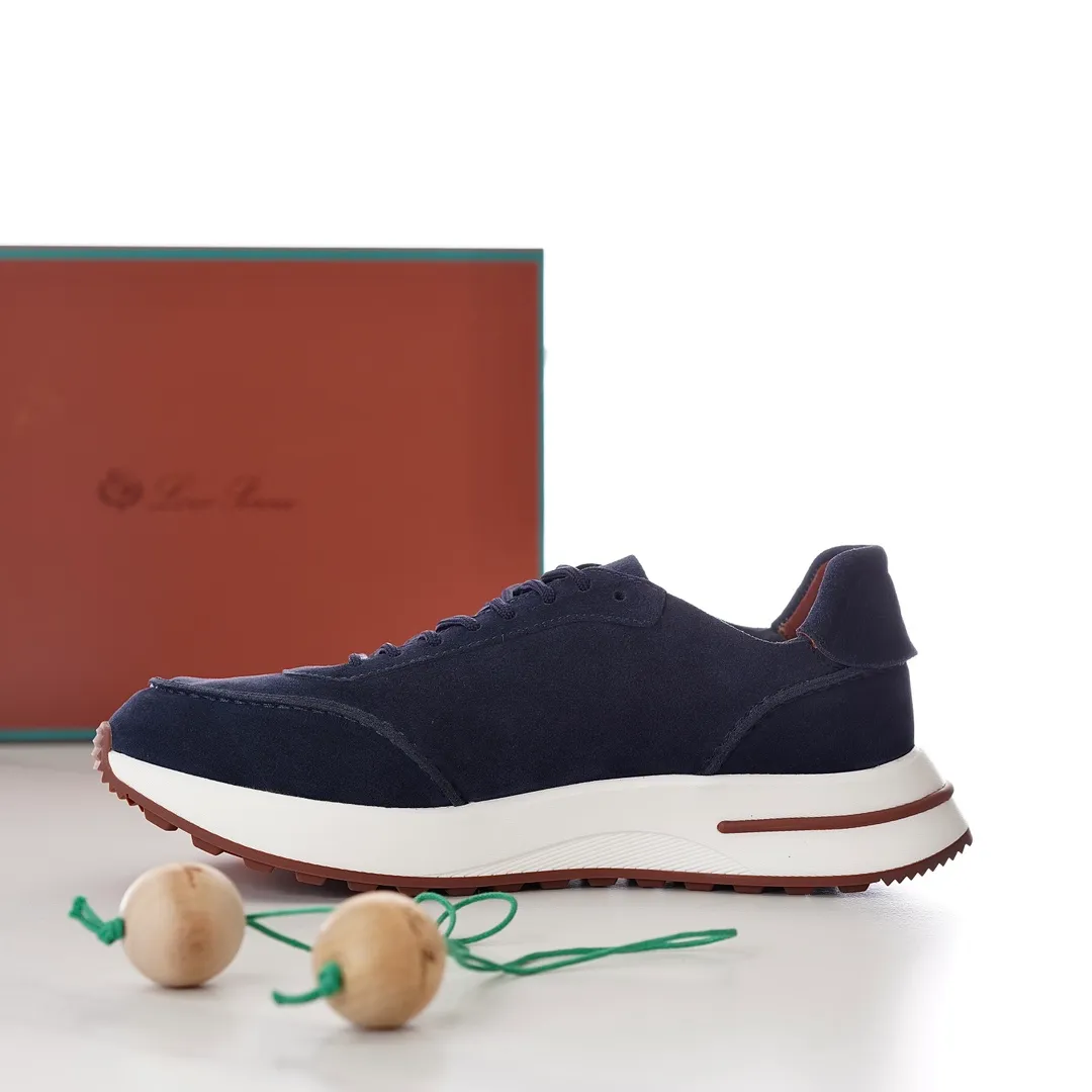 Factory price: 480💰 loro men's shoes💰iana/L men's shoes💰 Size: 38-45, customized 45 non-returnable Materials: The upper is made of elastic cloth for routing. Anti-fleece fabric is wrapped on the front and back to ensure stability. The back is equipped with a cushion to improve wearing comfort. Breathable mesh shoes. Elastic cloth inner𥚃 latex mesh insole. Sole I Men's Shoes💰Foam Combination T Men's Shoes💰U Outsole